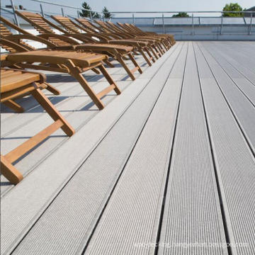 wood plastic composite decking for swimming pool decking